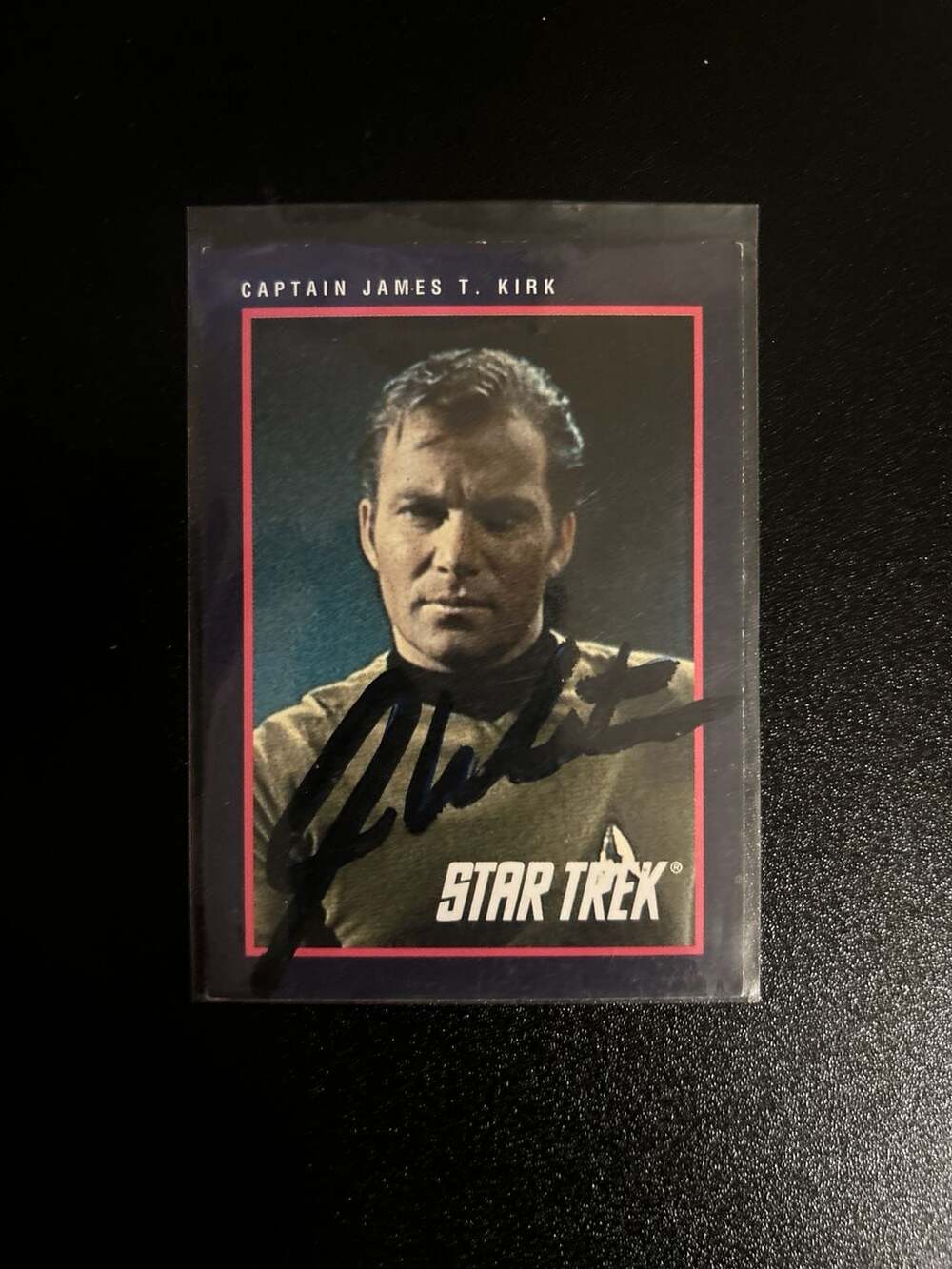 1991 Impel Star Trek 25th Anniversary William Shatner Autograph Card #117